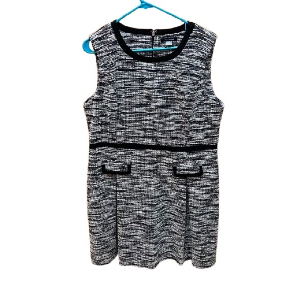 Tommy Hilfiger Monochrome Tweed Dress - Picture 1 of 7